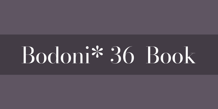 Bodoni 72 Font Free